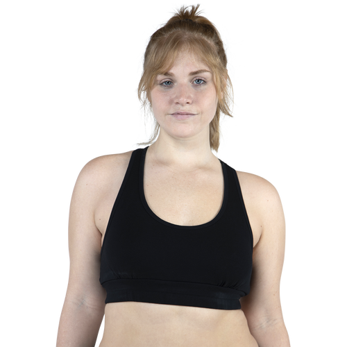 Cozi Womens  Fleece Bra In Ultra Black