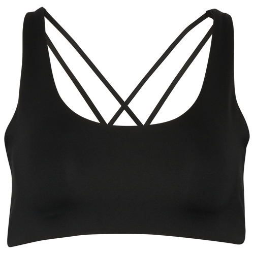 Cozi Womens  Strappy Back Sports Bra In Black