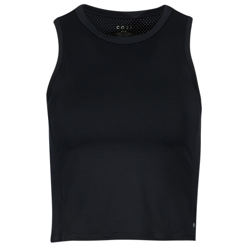 Cozi Womens  Compression Tank In Black/black