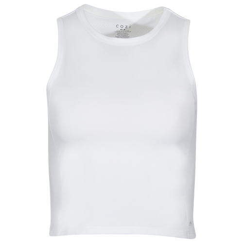 Cozi Womens  Compression Tank In White