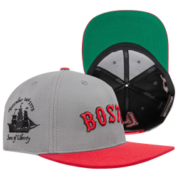 Adult - Pro Standard Red Sox Homage to Home Wool Snapback - Gray/Red