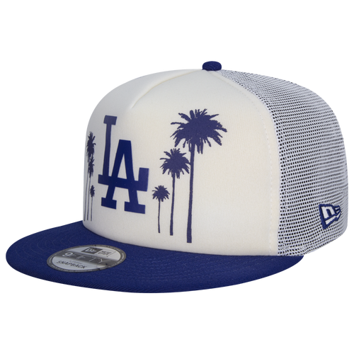 New Era Mens Los Angeles Dodgers  Dodgers All Star Game 22 Trucker Cap In White/blue