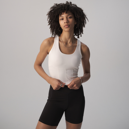 Cozi Corset Bra Top - Cozi White