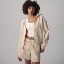 Women's - Cozi Relaxed Fit Front Zip Hoodie - White