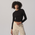 Cozi Sculpted Long Sleeve T-Shirt - Women's Black