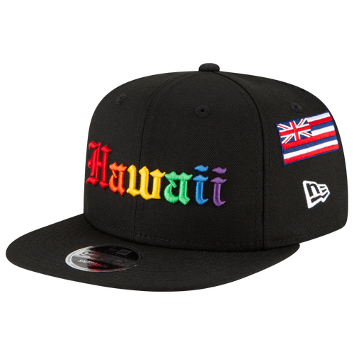 

New Era Mens New Era Icon Hawaii Snapback Cap - Mens Black/Multi Size One Size