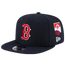 New Era Red Sox 9Fifty Icon Snapback Cap - Men's Navy/White
