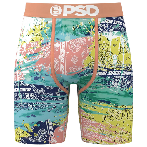 Psd Mens  Danger Paisley Mm Briefs In Multi