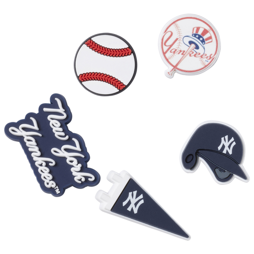 Crocs New York Yankees Jibbitz (5-pack) In Multi