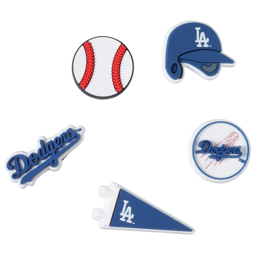 Crocs Los Angeles Dodgers Jibbitz (5-pack) In Multi
