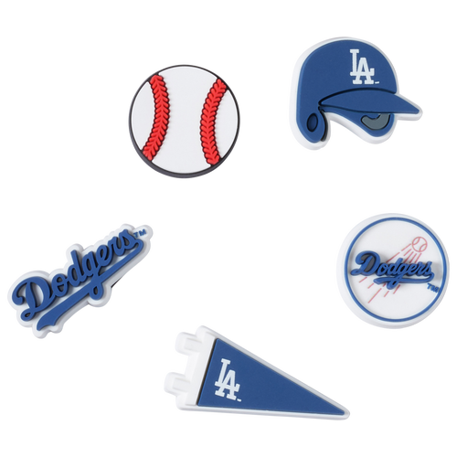 Shop Crocs Adult   Los Angeles Dodgers Jibbitz (5-pack) In Multi