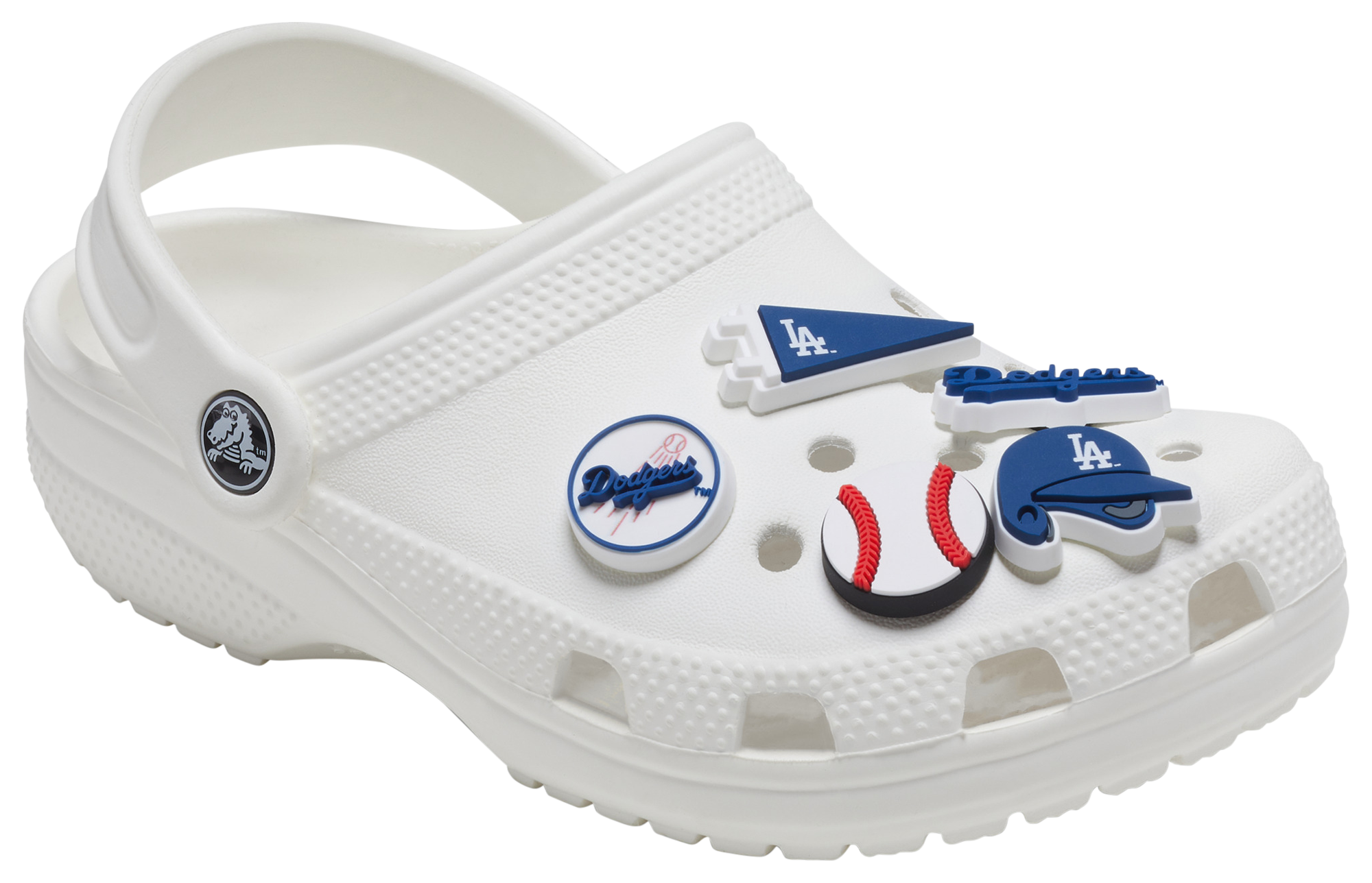 Dodgers crocs online jibbitz