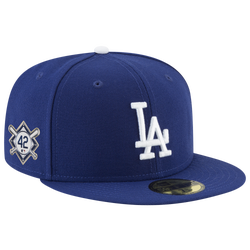Men's - New Era Braves Jackie Robinson Fitted Cap - Royal/White