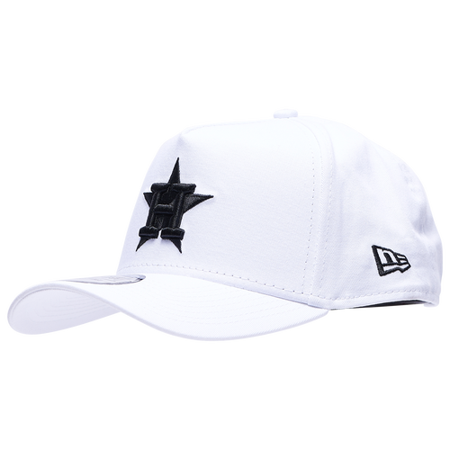 

New Era Mens Houston Astros New Era Astros 9Forty A Frame Cap - Mens White/Black Size One Size
