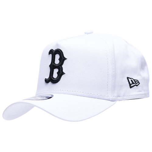 

New Era Red Sox 9Forty A Frame Cap - Mens White/Black Size One Size