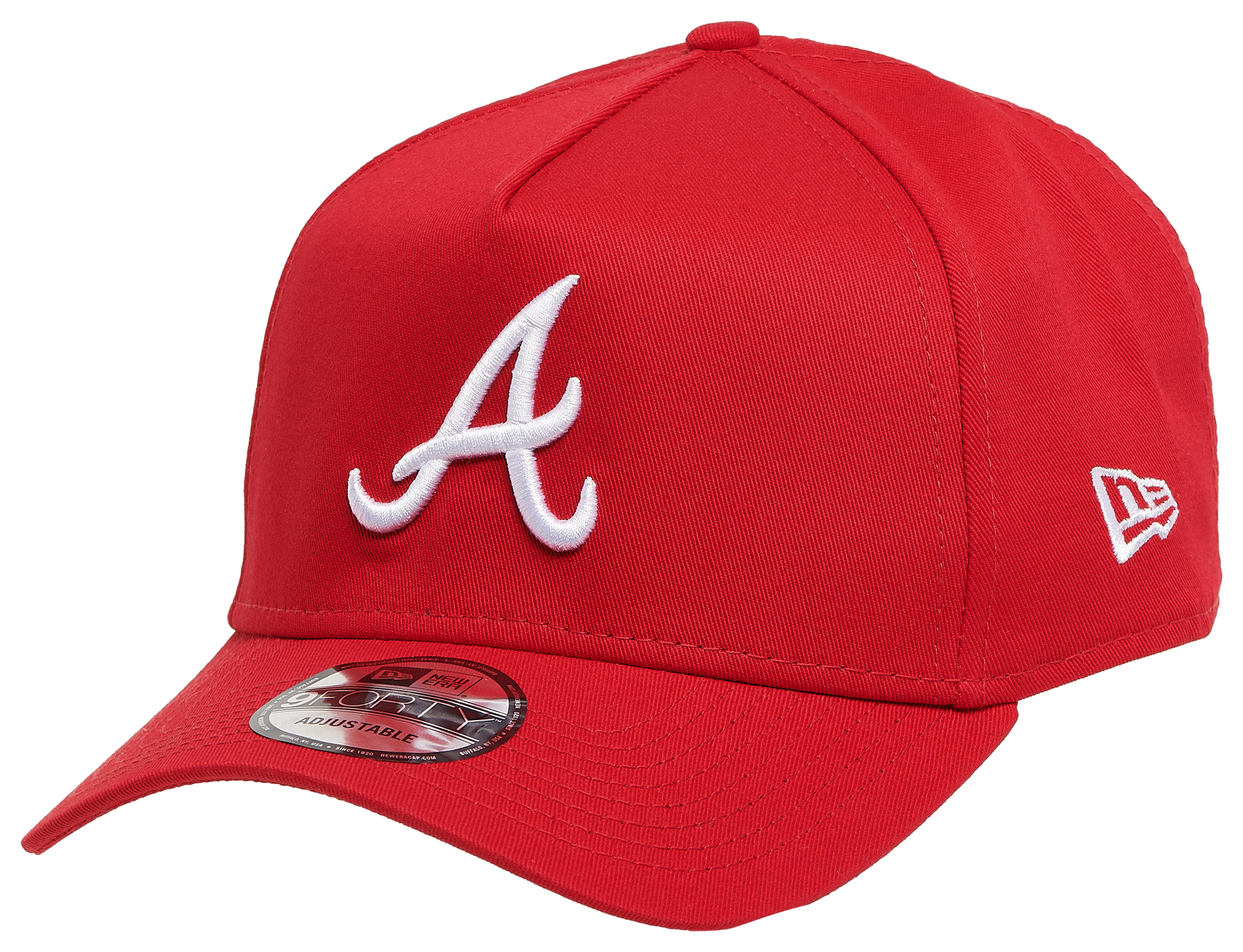 New Era Braves 9Forty A Frame Cap - Men's | Champs Sports