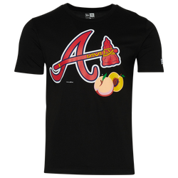 Men's - New Era Atlanta Braves X Offset T-Shirt - Black/Black