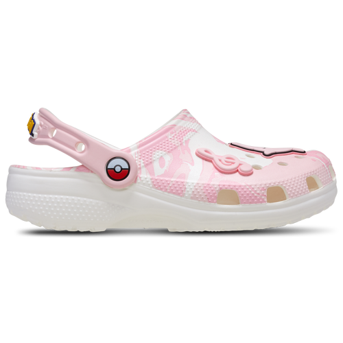 

Crocs Girls Crocs Pokémon Jigglypuff Classic Clogs - Girls' Preschool Shoes Pink/White Size 13.0