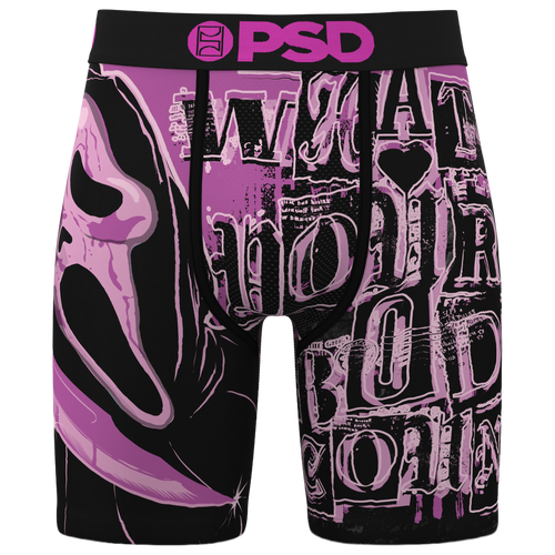MENS - PSD Graphic Briefs - Black/Red