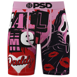 Men's - PSD Graphic Briefs - Red/Black/Pink