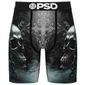 PSD Graphic Briefs - Psd Black/Teal Gray