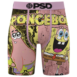 Men's - PSD Graphic Briefs - Pink/Yellow/Black