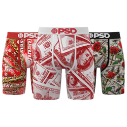Men's - PSD Graphic Briefs 3 Pack - Multi/Multi/Multi