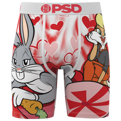 Men's - PSD Graphic Briefs - White/Red