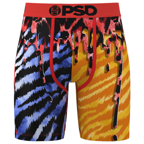 MENS - PSD Graphic Briefs - Orange/Blue