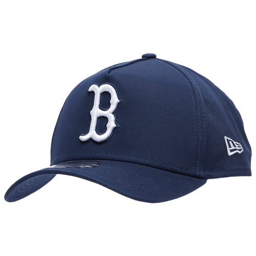 

New Era Mens New Era Red Sox A Frame Adjustable Cap - Mens White/Ocean Blue Size One Size