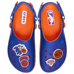 Men's - Crocs NBA Crocband Clogs - Blue/Orange