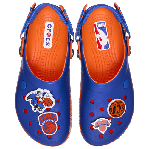 Crocs Mens New York Knicks NBA Crocband Clogs - Shoes - Blue / Orange