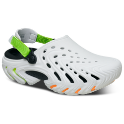 Men's - Crocs Echo II Clogs - Gray/Orange/Green