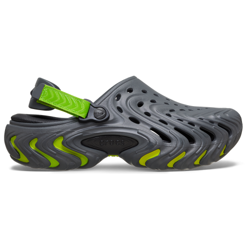  - Crocs Echo II Clogs - Gray/Green Burst