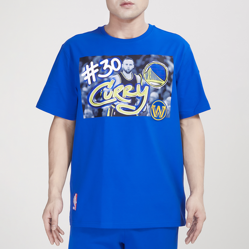 

Pro Standard Mens Stephen Curry Pro Standard Warriors Yearbook T-Shirt - Mens Royal Blue Size XXL