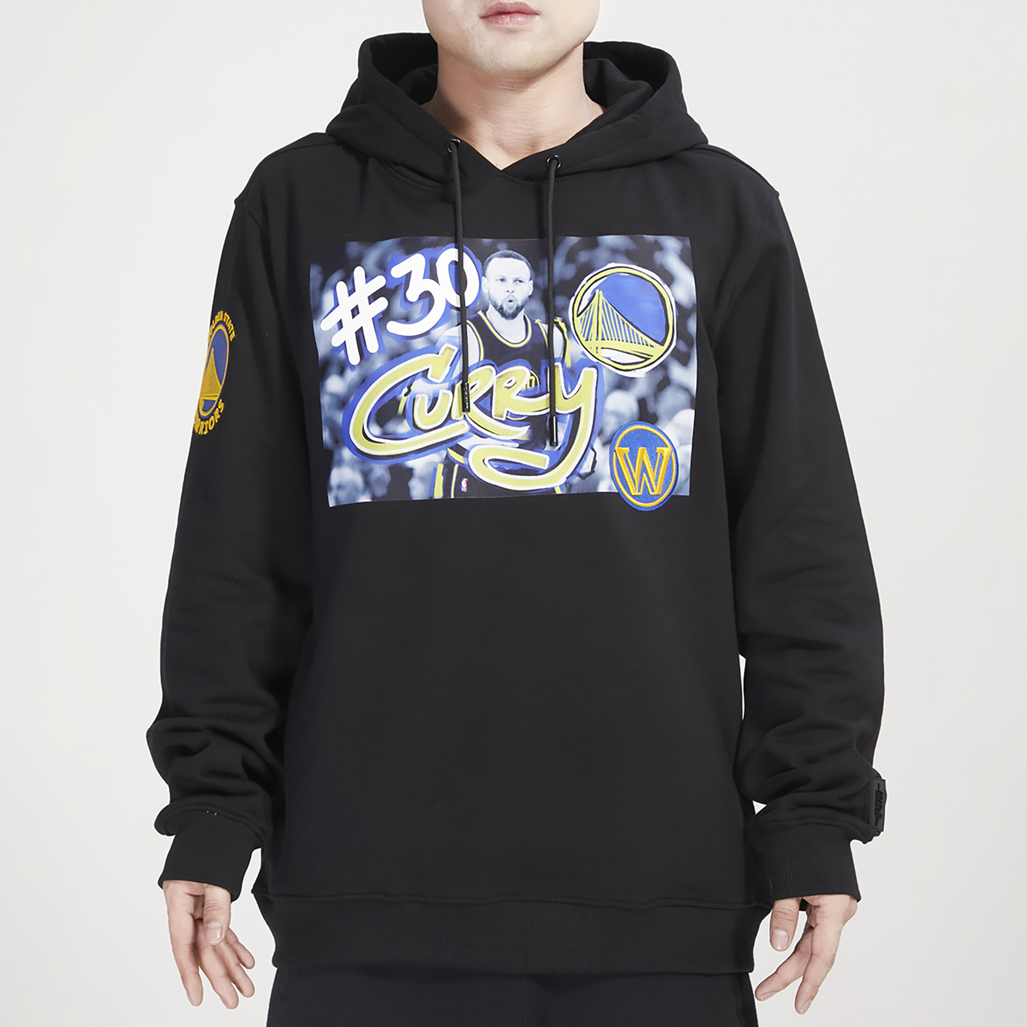 Pro Standard Men's NHL Classic Hooded Sweatshirt - Triple Black, Full Zip, Cotton Double Knit