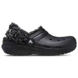 Boys' Preschool - Crocs Lined Fluff - Black