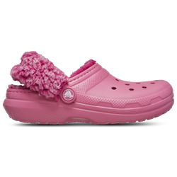 Girls' Toddler - Crocs Lined Fluff - Pink