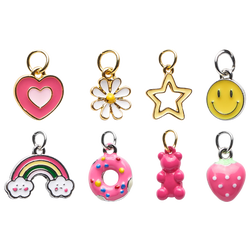 Youth - CharCharms Good Vibes Shoe Charms - Multi/Pink