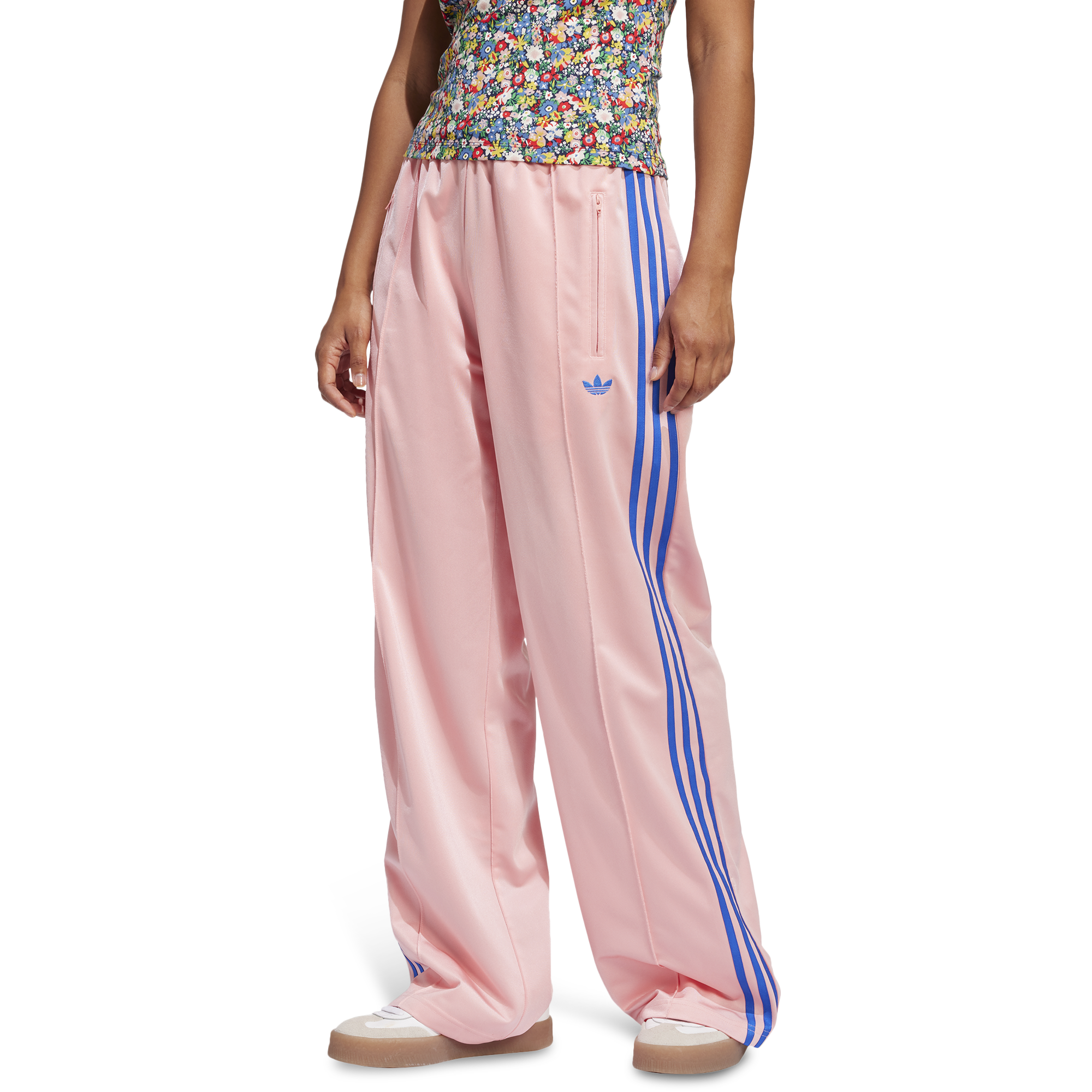 パンツ 90s Adidas Wide Track Pants Vintage Adidas Wide Leg Low-Waist Track-pants Trouser Size M