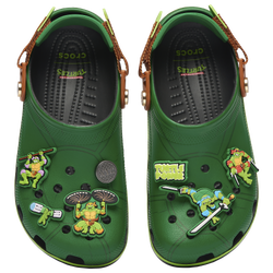 Men's - Crocs TMNT Classic Clogs - Green/Black/Brown