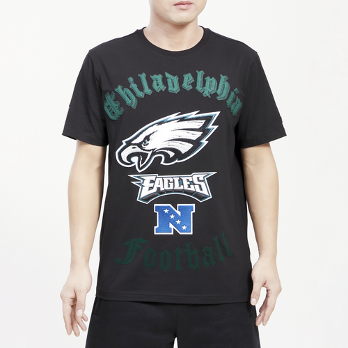 Pro Standard Mens Philadelphia Eagles Eagles Old E T-shirt In Black