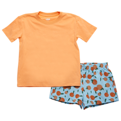 Boys' Toddler - LCKR T-Shirt and Shorts Set - Ether Orange/Marie Peach