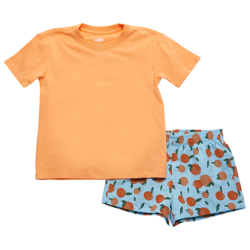 

LCKR Boys LCKR T-Shirt and Shorts Set - Boys' Toddler Marie Peach/Ether Orange Size 3T