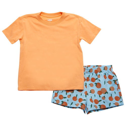 

Boys LCKR LCKR T-Shirt and Shorts Set - Boys' Toddler Ether Orange/Marie Peach Size 2T