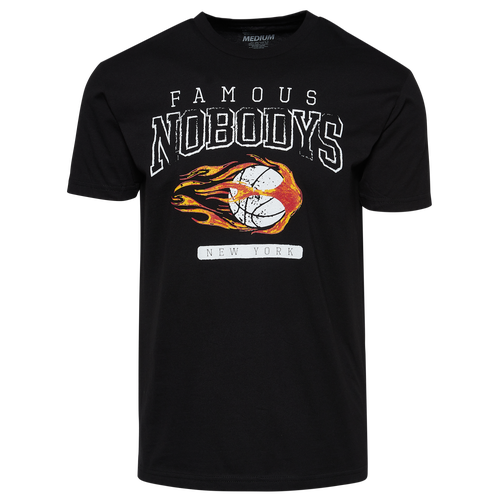 

Famous Nobodys Mens Famous Nobodys Ballin T-Shirt - Mens Black/Multi Size L