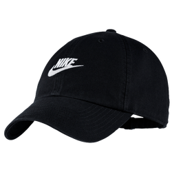 Men's - Nike H86 Futura Washed Cap - Black/Black/White