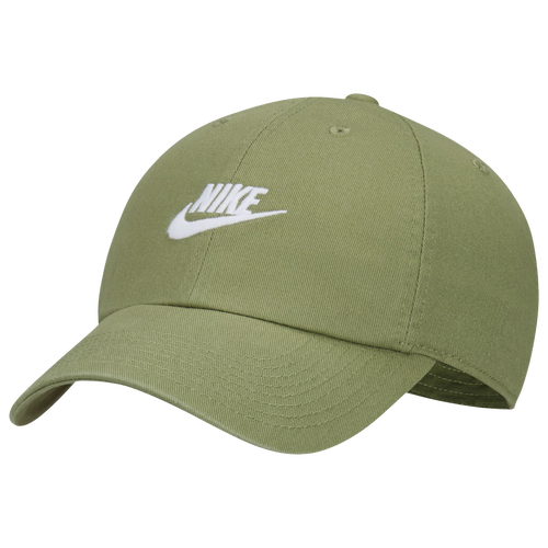 Nike Unisex  Sportswear Heritage86 Futura Washed Hat In Green/white