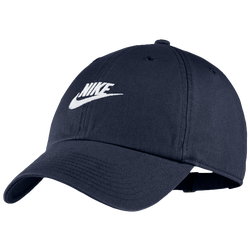 Men's - Nike H86 Futura Washed Cap - Obsidian/Obsidian/White