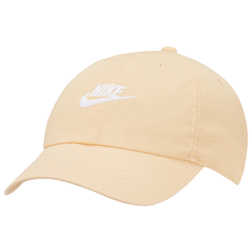 Nike Sportswear Heritage86 Futura Washed Adjustable Back Hat In Orange/white